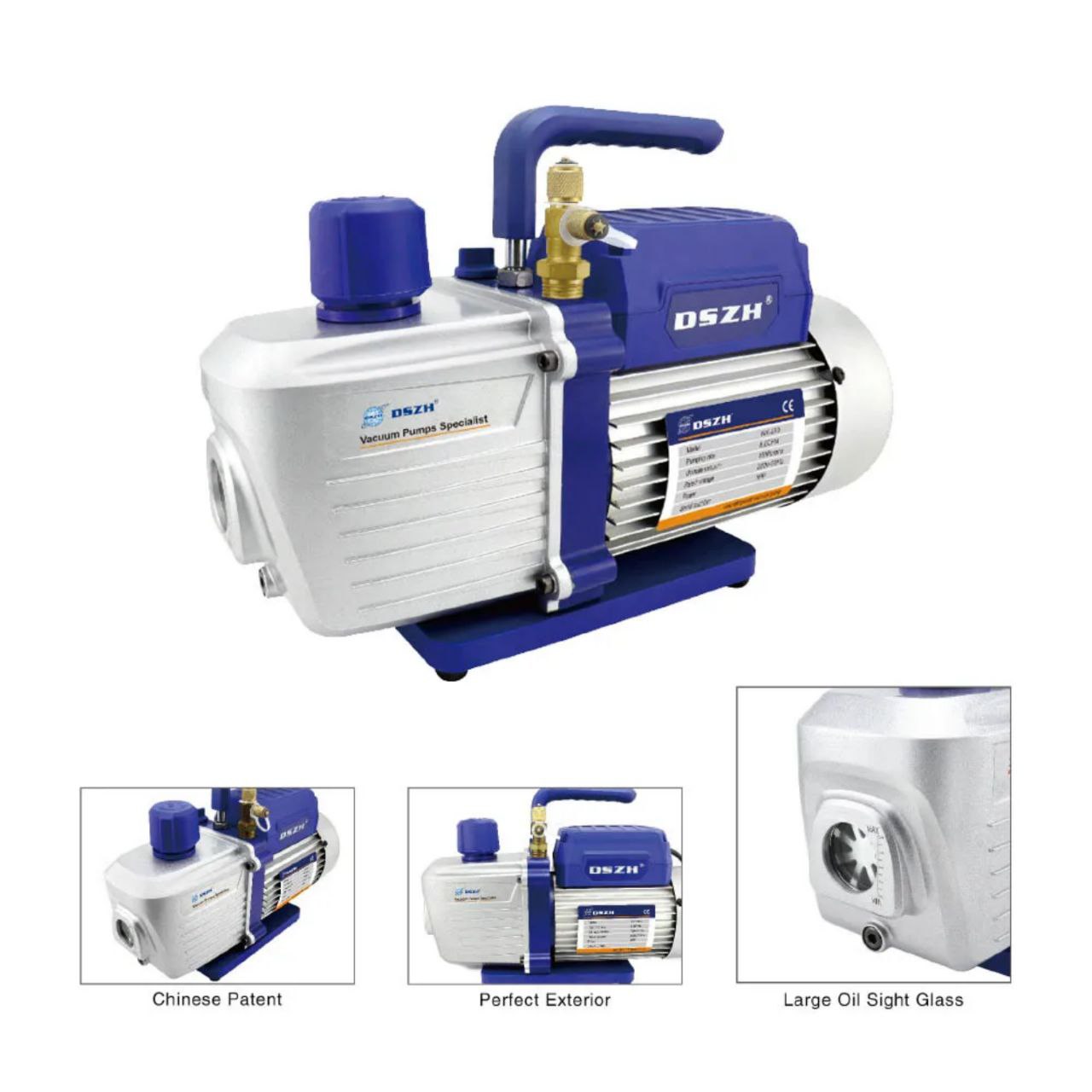 DSZH 1.8 CFM Single Stage Vacuum Pump