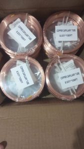 Copper Capillary Tube 0.031" x 100 ft