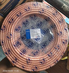 TROX Dehydrated Copper Refrigeration Tube 1/2" x 15 m Coil